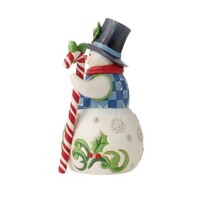 Jim Shore Heartwood Creek - Snowman with Candy Cane