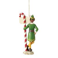 Elf by Jim Shore - Buddy Candy Cane Hanging Ornament