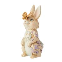 Jim Shore Heartwood Creek - Easter Bunny with Butterfly Mini Figurine