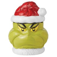 Dr Seuss The Grinch by Jim Shore - Grinch Naughty/Nice Cookie Jar