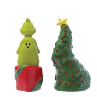 Dr Seuss The Grinch by Dept 56 - Grinch & Presents Salt and Pepper Set