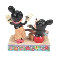 Jim Shore Disney Traditions - Mickey & Minnie Hawaii