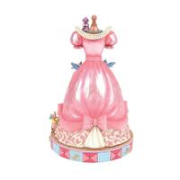 Jim Shore Disney Traditions - Cinderella's Pink Dress Musical Figurine