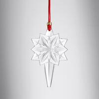 Waterford Crystal Annual Dated 2024 Snow Star Hanging Ornament