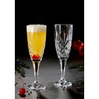 Tempa Ophelia - Carved Champagne Glass 2 Pack