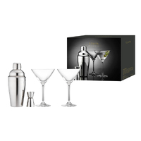 Tempa Aurora - Silver 4pc Cocktail Set