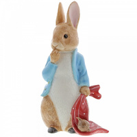 Beatrix Potter Peter Rabbit Large Figurine - Limited Edition Peter Rabbit and the Pocket Handkerchief 