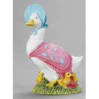 Beatrix Potter Mini Figurine - Jemima Puddle Duck with Ducklings