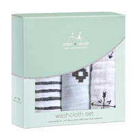 aden & anais Muslin Washcloths 3 Pack - Lovestruck