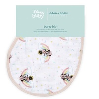 aden & anais Essentials Disney Burpy Bib - Minnie Rainbows