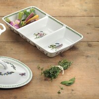 Portmeirion Botanic Garden - Divided Serving Dish - 42cm Mixed Motifs