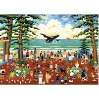 Blue Opal Puzzle - Narelle Wildman Watching the Whales 1000pc