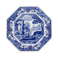 Spode Blue Italian - Octagonal Plate - 24cm (Set of 4)