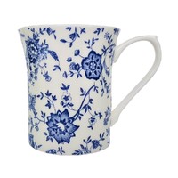 Queens By Churchill Blue Story Classic - Royale Mugs Set of 6