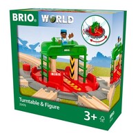 BRIO World Tracks - Turntable & Figure