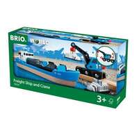 BRIO World Vehicle - Container & Crane Wagon
