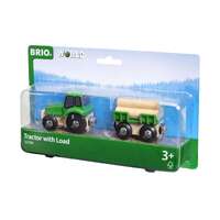 BRIO World Vehicle - Farm Tractor with Load