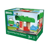 BRIO World Destination - Record & Play Train Platform