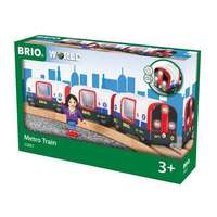 BRIO World Train - Metro Train with Sound & Lights