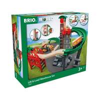 BRIO World Sets - Lift and Load Warehouse Set