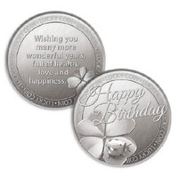 Lucky Coin Card - Happy Birthday