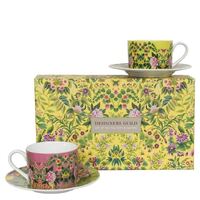 Designers Guild Ikebana Damask - Tea Cup & Saucer (Set of 2)