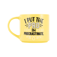 Splosh Cheeky Mug - I Put The Pro In Procrastinate