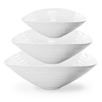 Sophie Conran for Portmeirion - White Salad Bowls (Set of 3)