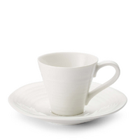 Sophie Conran for Portmeirion - White Espresso Cup & Saucers (Set of 2)