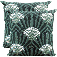 NF Living Outdoor Cushion - Fantail Green 50x50cm