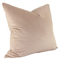 NF Living Cushion - Aria Feather Filled Velvet - Blush 55x55cm