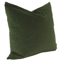 NF Living Cushion - Aria Feather Filled Velvet - Olive 55x55cm