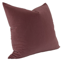 NF Living Cushion - Aria Feather Filled Velvet - Soft Berry 55x55cm