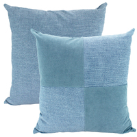 NF Living Quartered Cushion - Blues 50x50cm