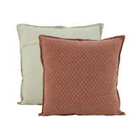 NF Living Waffle Cushion - Matteo - Rust 50x50cm