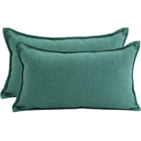 NF Living Linen Cushion - Green 30x50cm