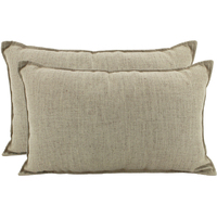 NF Living Linen Cushion - Latte 30x50cm