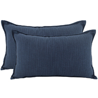 NF Living Linen Cushion - Navy 30x50cm