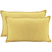 NF Living Linen Cushion - Yellow 30x50cm