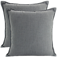 NF Living Linen Cushion - Dark Grey 45x45cm