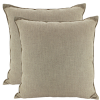 NF Living Linen Cushion - Latte 45x45cm