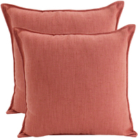 NF Living Linen Cushion - Rust 45x45cm