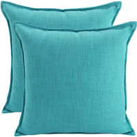 NF Living Linen Cushion - Turquoise 45x45cm