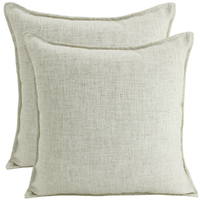 NF Living Linen Cushion - Beige 55x55cm