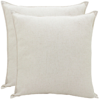 NF Living Linen Cushion - White 55x55cm