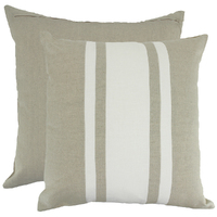 NF Living Gambit Linen Cushion - Beige 50x50cm