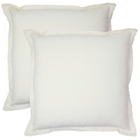 NF Living Elixir Linen Cushion - White 55x55cm