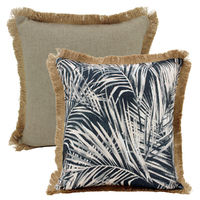 NF Living Linen Cushion - Night Brush 50x50cm