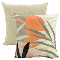 NF Living Linen Cushion - Cheeky Sun 50x50cm