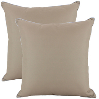 NF Living Outdoor Cushion - Latte Basic with Piping 50x50cm